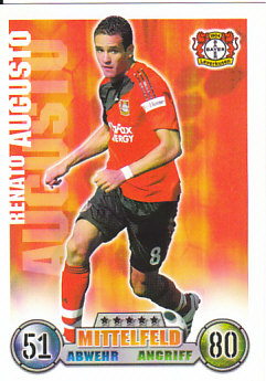 Renato Augusto Bayer 04 Leverkusen 2008/09 Topps MA Bundesliga #228